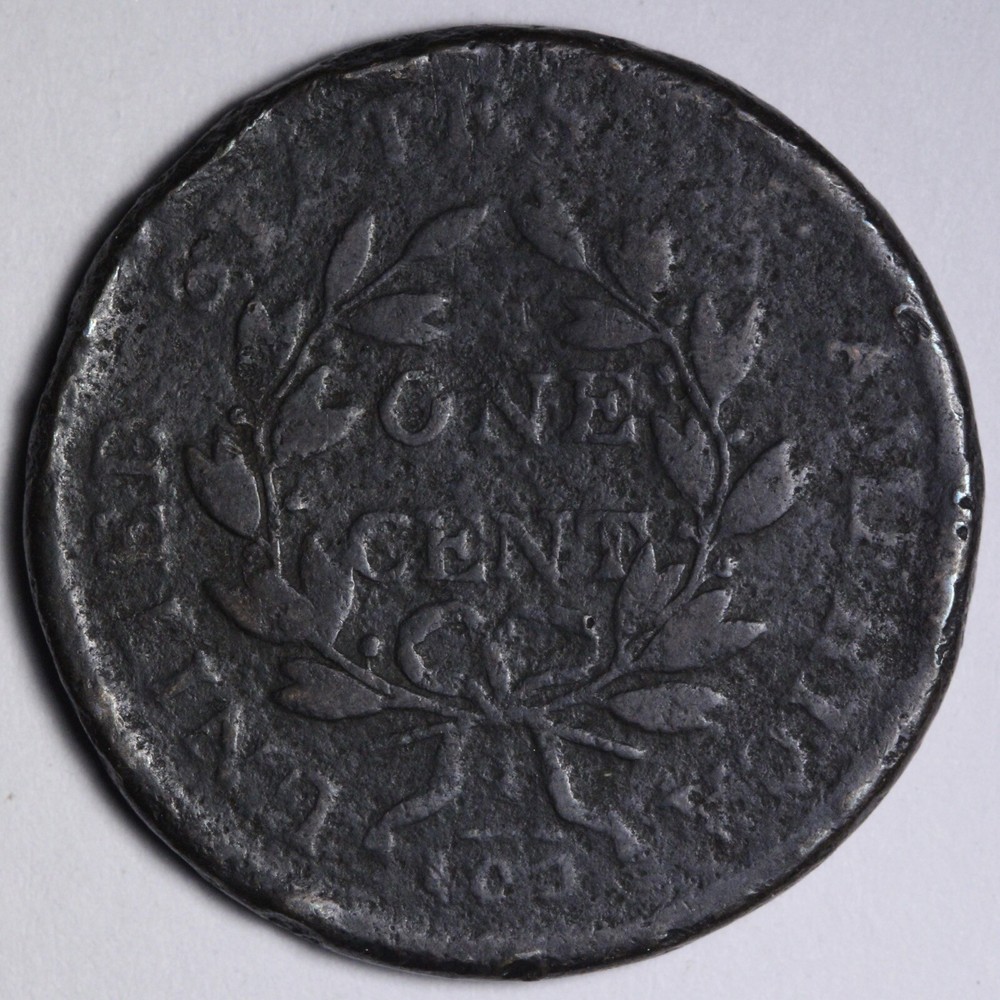 1805 Draped Bust Large Cent E103 ASNA