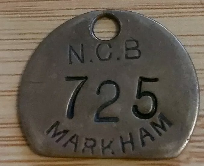 Markham  725  PIT CHECK Tally Token Brass Mining Memrobillia