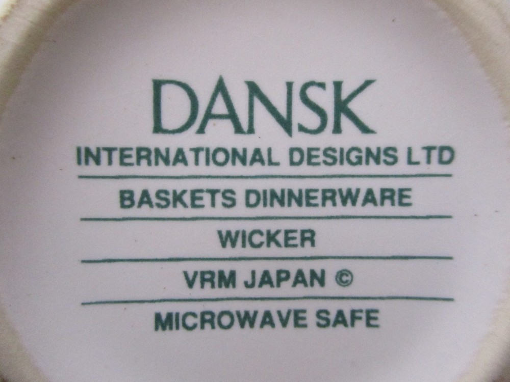 DANSK WICKER -MUG - 4" 0901E