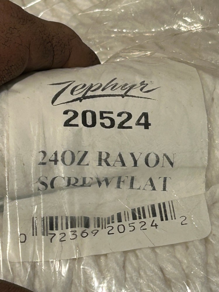 ZEPHYR 20524 24 OZ RAYON SCREWFLAT