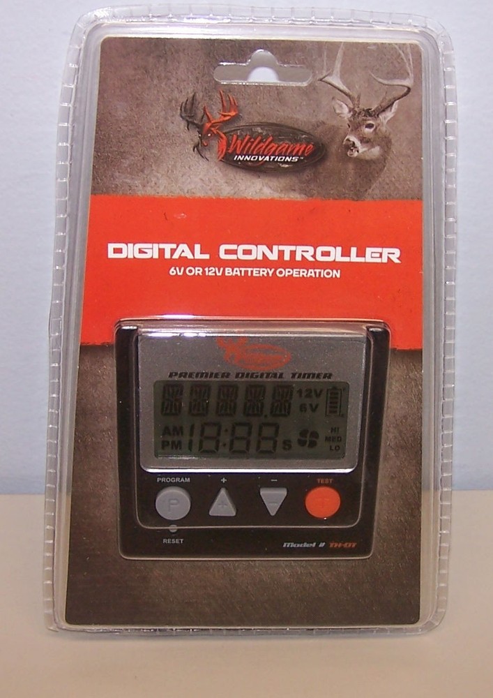 Wildgame Innovations Premier Digital Game Feeder Timer Controller 6V/12V TH-DT