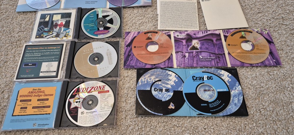 SGI Silicon Graphics IRIX Software Lot #3 , Untested