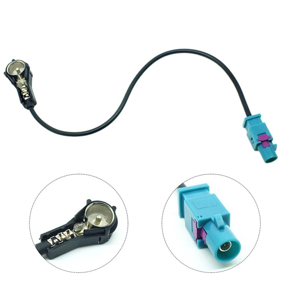 Performance Tested ISO Antenna Cable Adapter for E46 3 Series ABS Material