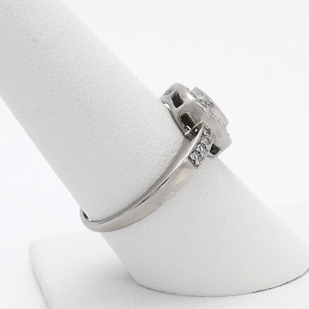 Solid 14k Gold Princess Round Diamond Engagement Ring Halo Invisible Setting