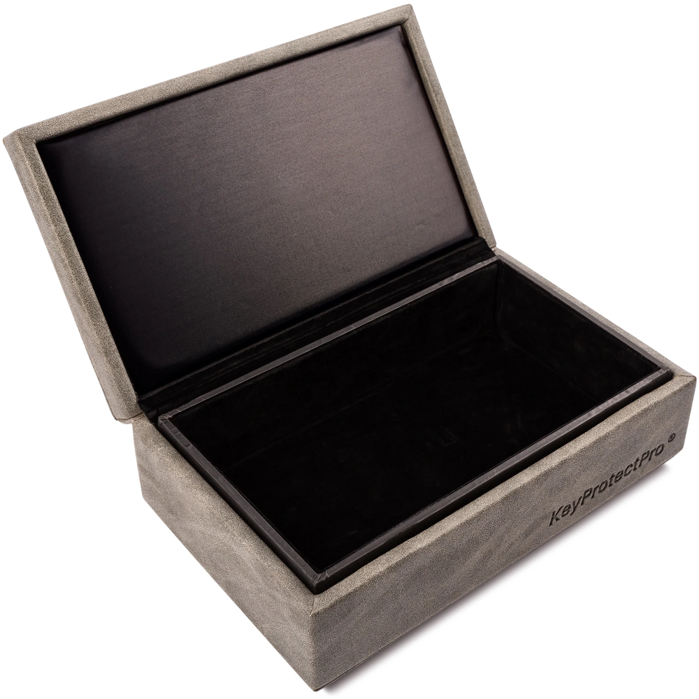 KeyProtectPro® Premium Faraday Key Protection Box in Grey