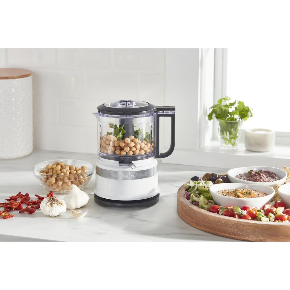 KitchenAid 3.5 Cup Mini Food Processor/Chopper, White, KFC3516