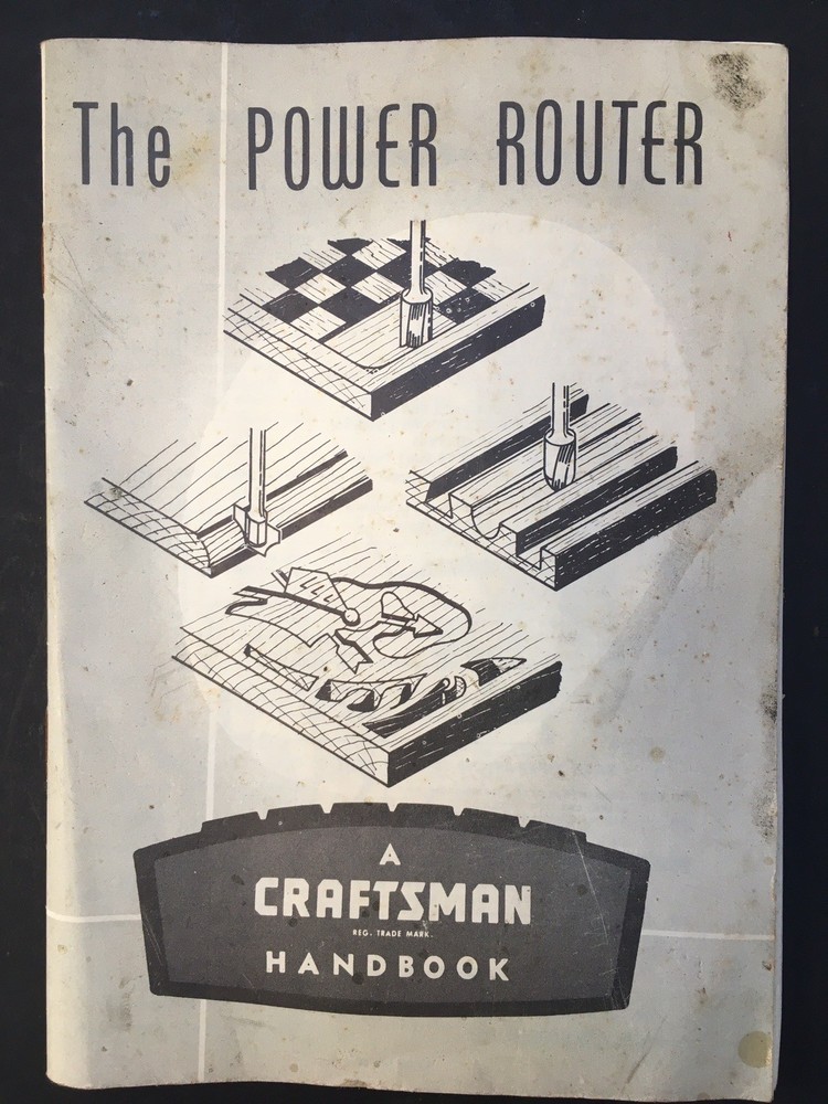 1966 Craftsman Power Router Handbook