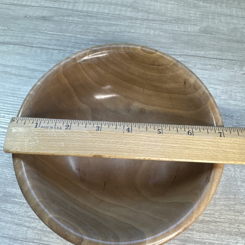 Hand Made Wood Bowl Signed