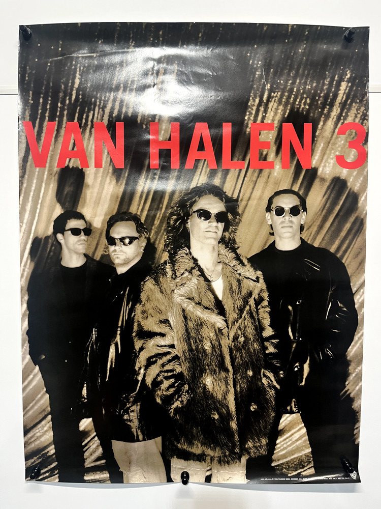 Poster: Van Halen 3 (1998): original CD LP album promo (B)