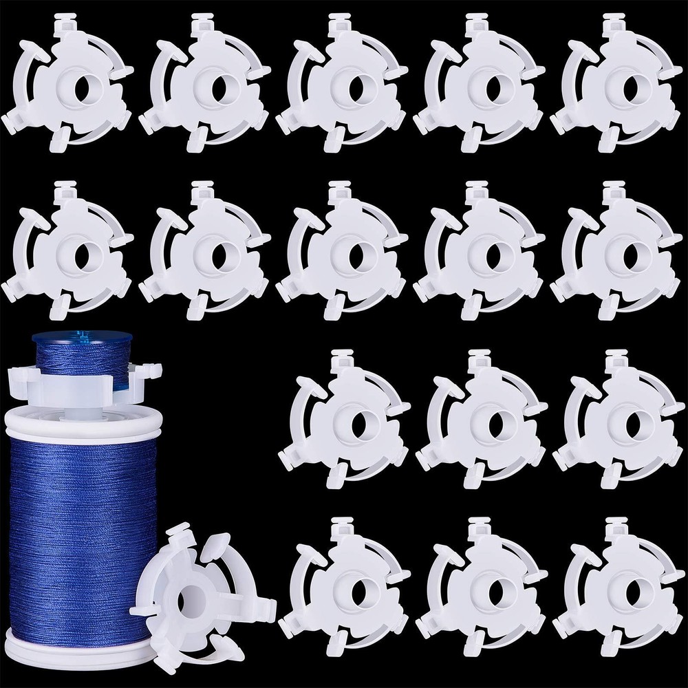 Thread Bobbin Holders 25 Pieces Small Clips for Thread Spool Sewing Accessory
