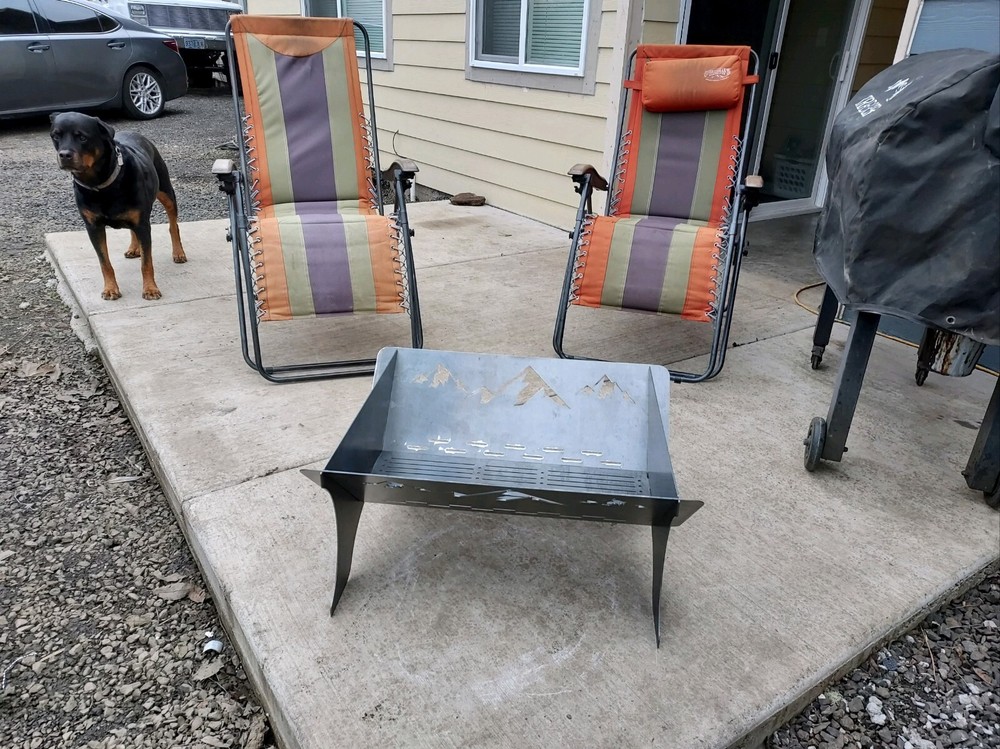 Medium Open Fire Pit (Collapsible 24")