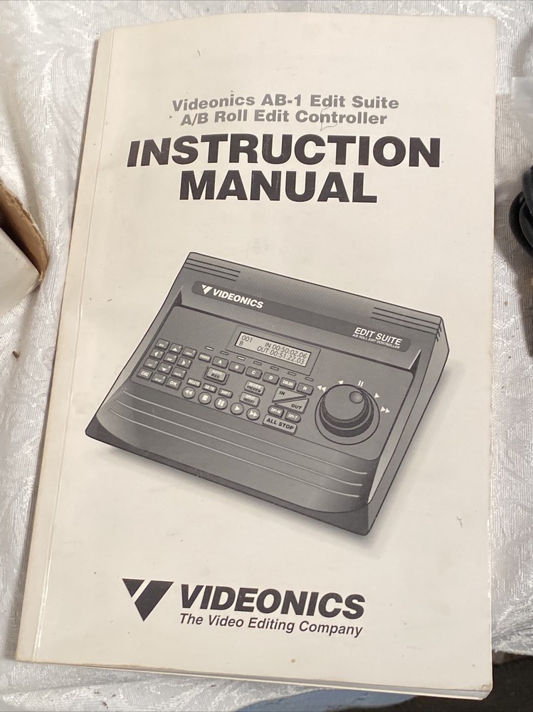 Videonics Edit Suite AB Roll Edit Controller Video Editing Equipment Powers On