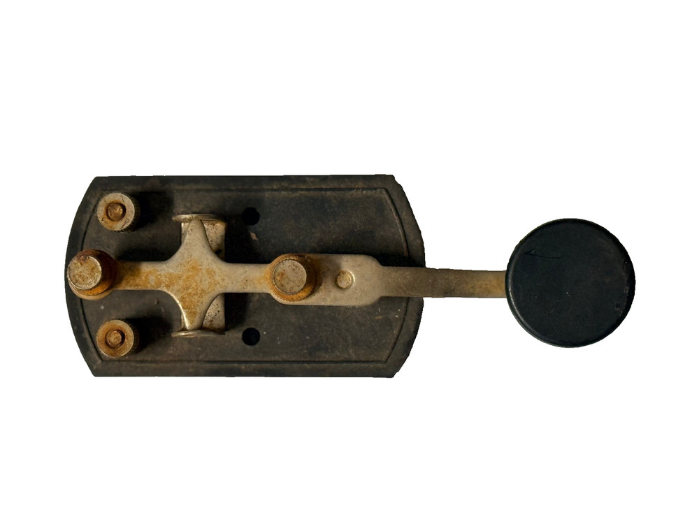 ANTIQUE MORSE CODE TELEGRAPH KEY CIRCA 1900'S