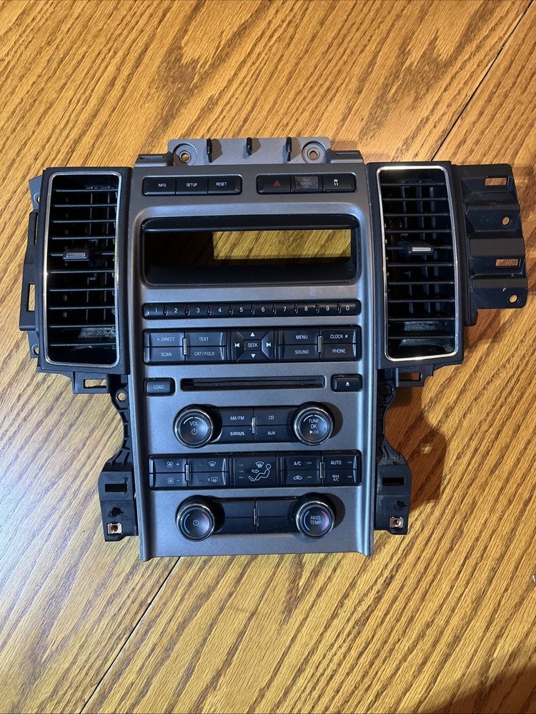 2010-2012 Ford Taurus Radio Climate Control Dash Trim Panel AG1T-18A802-BB OEM