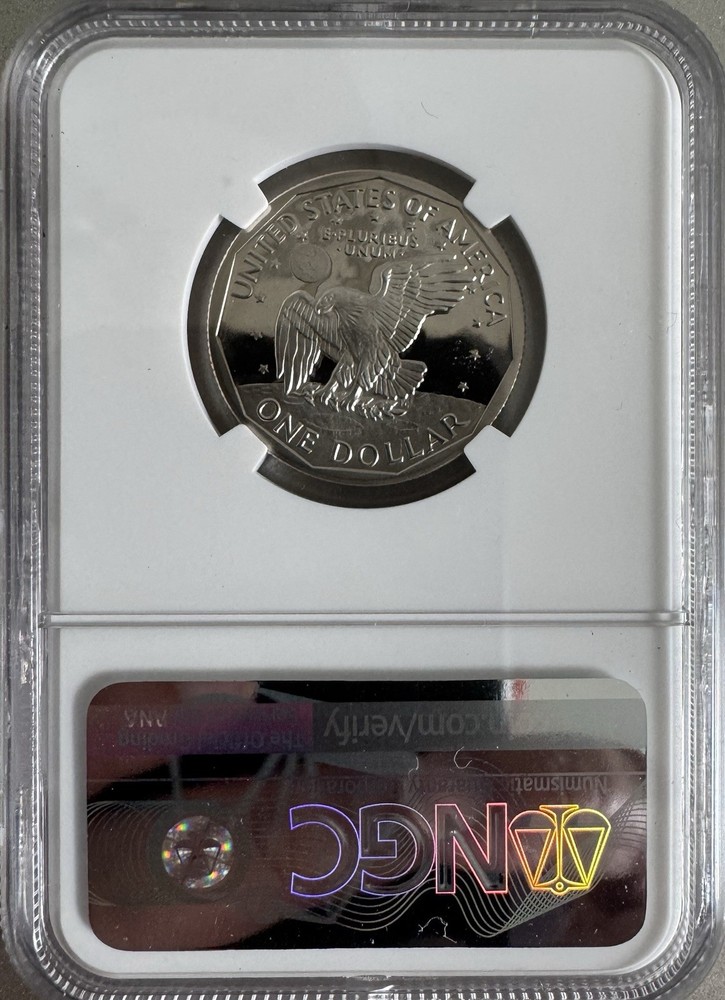 Susan B Anthony Proof Set Collection NGC