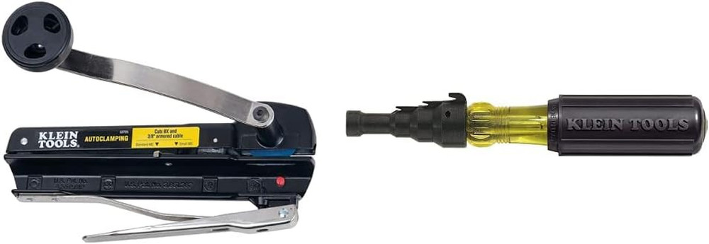 BX Cable Cutter and Screwdriver Set for Thin-Wall Conduit 1/2"-1