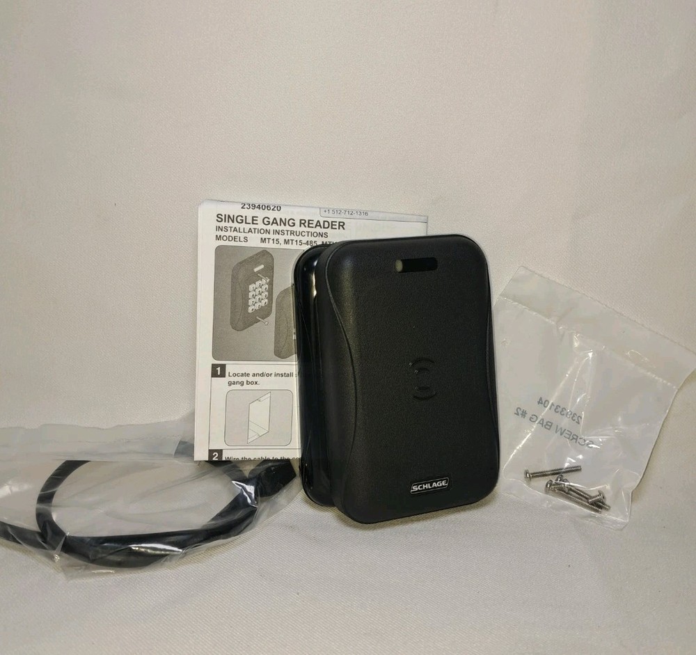 Schlage Mt15 Card Reader Access Device, Single Gang