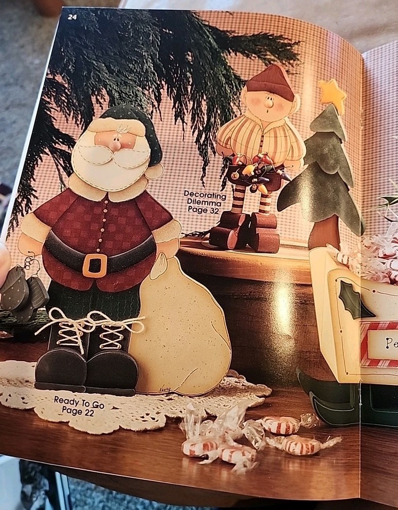 Pumpkins And Peppermints By Nancy Wood Craft Book With Patterns And Techniques