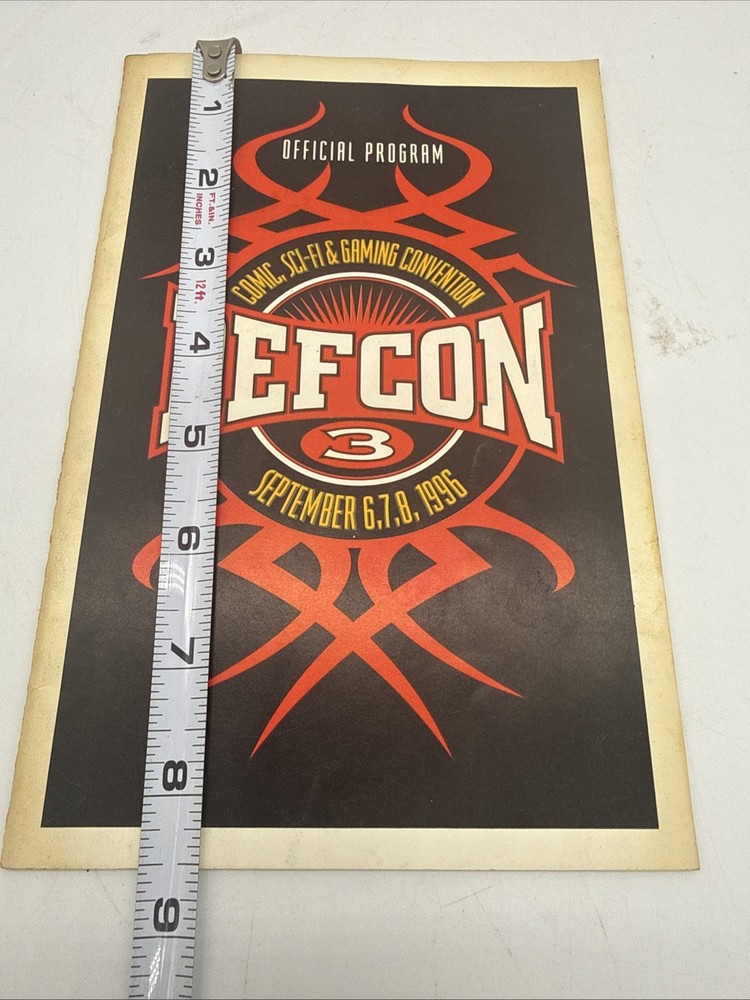 Defcon 3 Official Program 1996 Defcon 3 Program