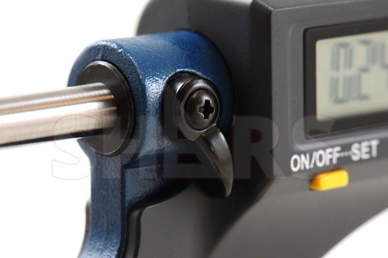 SHARS 0-1" 0.00005" Digital Electronic Outside Micrometer Carbide Tip 0-25mm P]