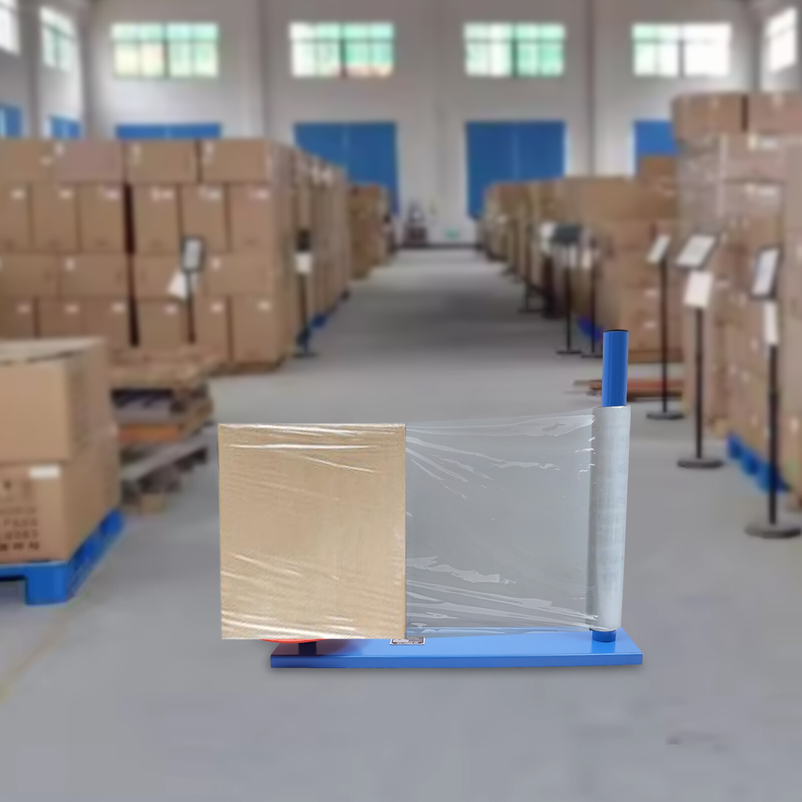 Manual Handle Stretch Film Wrapping Dispenser Tool Pallet Packing Machine