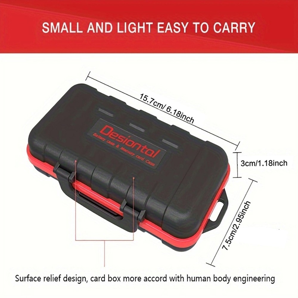 Camera Battery Protective Box Camera Battery Box SD/TF Memory Card Storage Box B