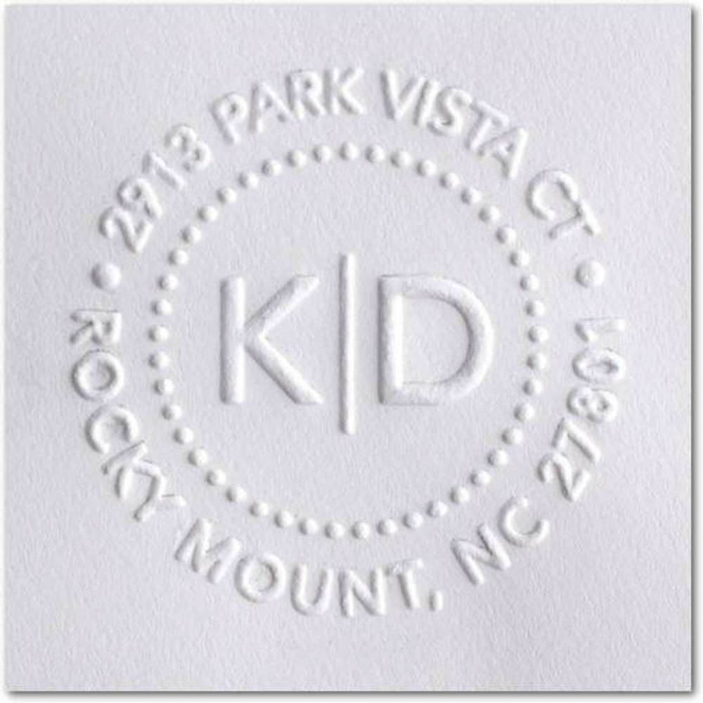 Custom Shiny Mongram Embosser Custom Address Embosser Mongram Embossing Stamp