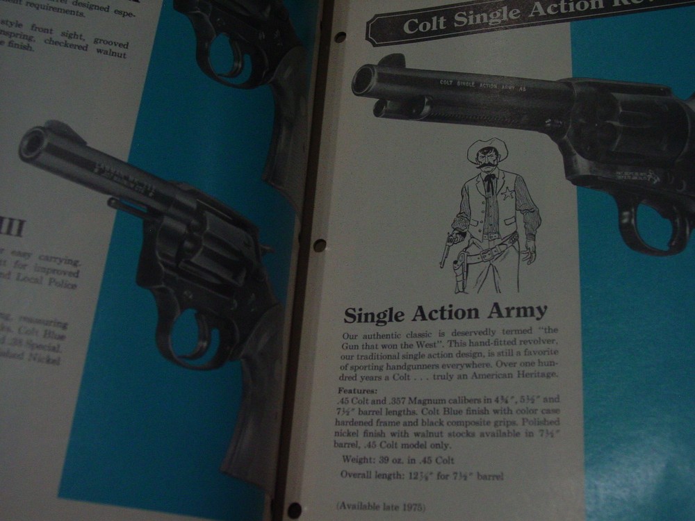 OEM Colt 1975 Catalog