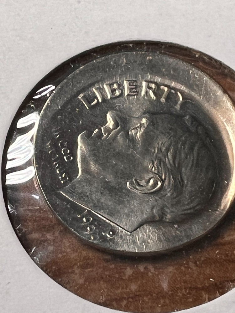 OFF CENTER DIME - Roosevelt Dime