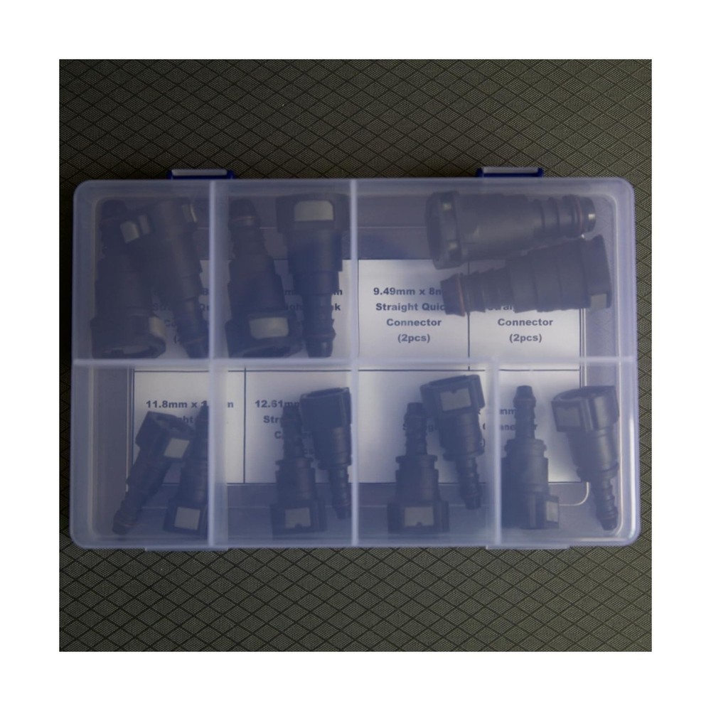 14PCS Assorted Fuel Line Quick Release Connector Kit 14PCS-Assortment