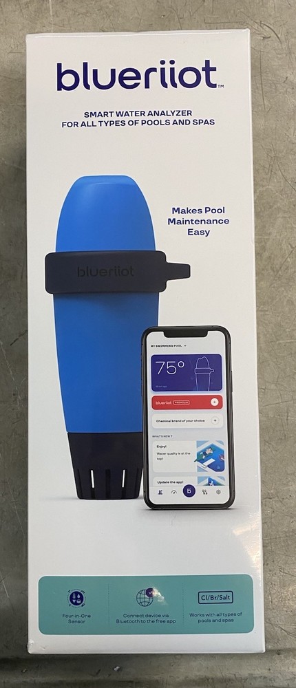 NEW SEALED BLUERIIOT SMART WATER ANALYZER FOR POOL & SPA