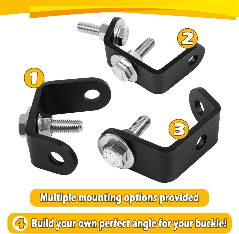 F14254 Universal Strap Mounting Bracket Kit, Use With BoatBuckle G2