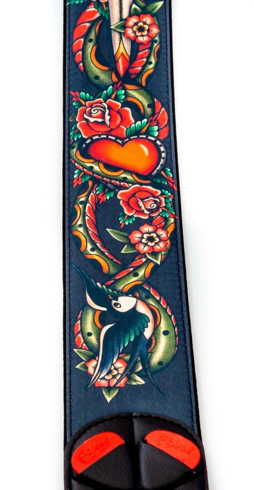 RightOn! Mojo Tattoo Guitar Strap