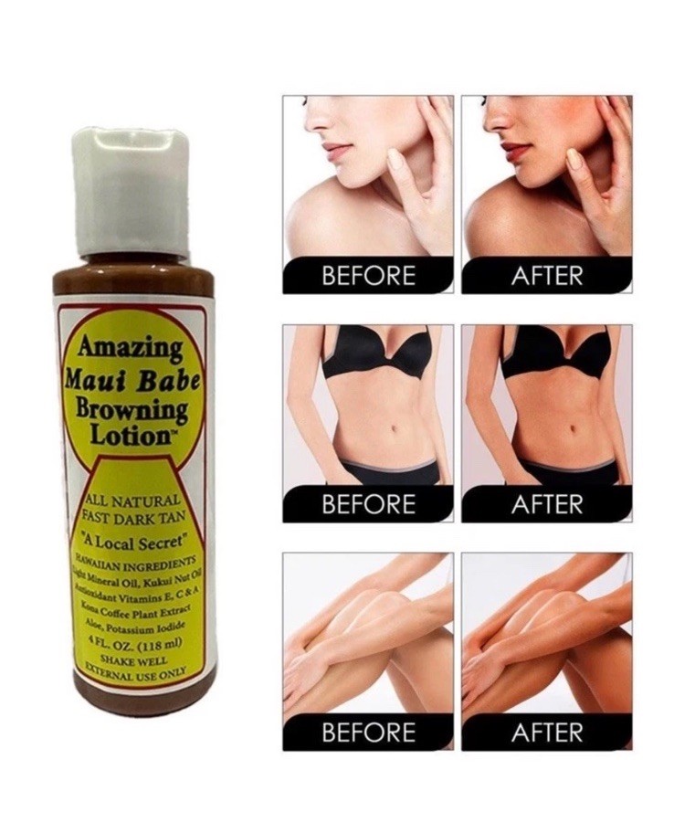Maui Babe Browning Lotion - 4 fl oz (118 ml) pack of 2