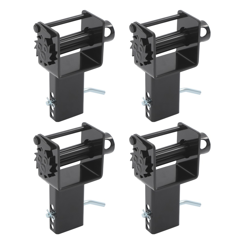 4 Pack Flatbed Winch Tie Down Trailer Stake Pocket Winch Flatbed Utility Set