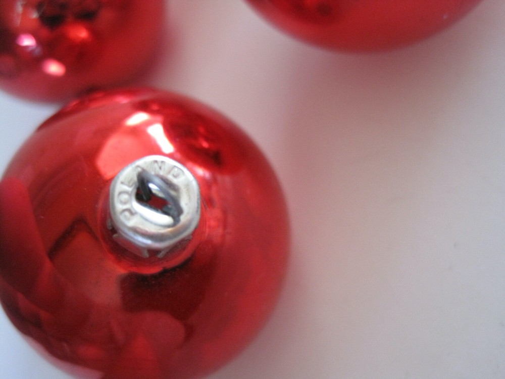 Poland Red Ornament Set 6