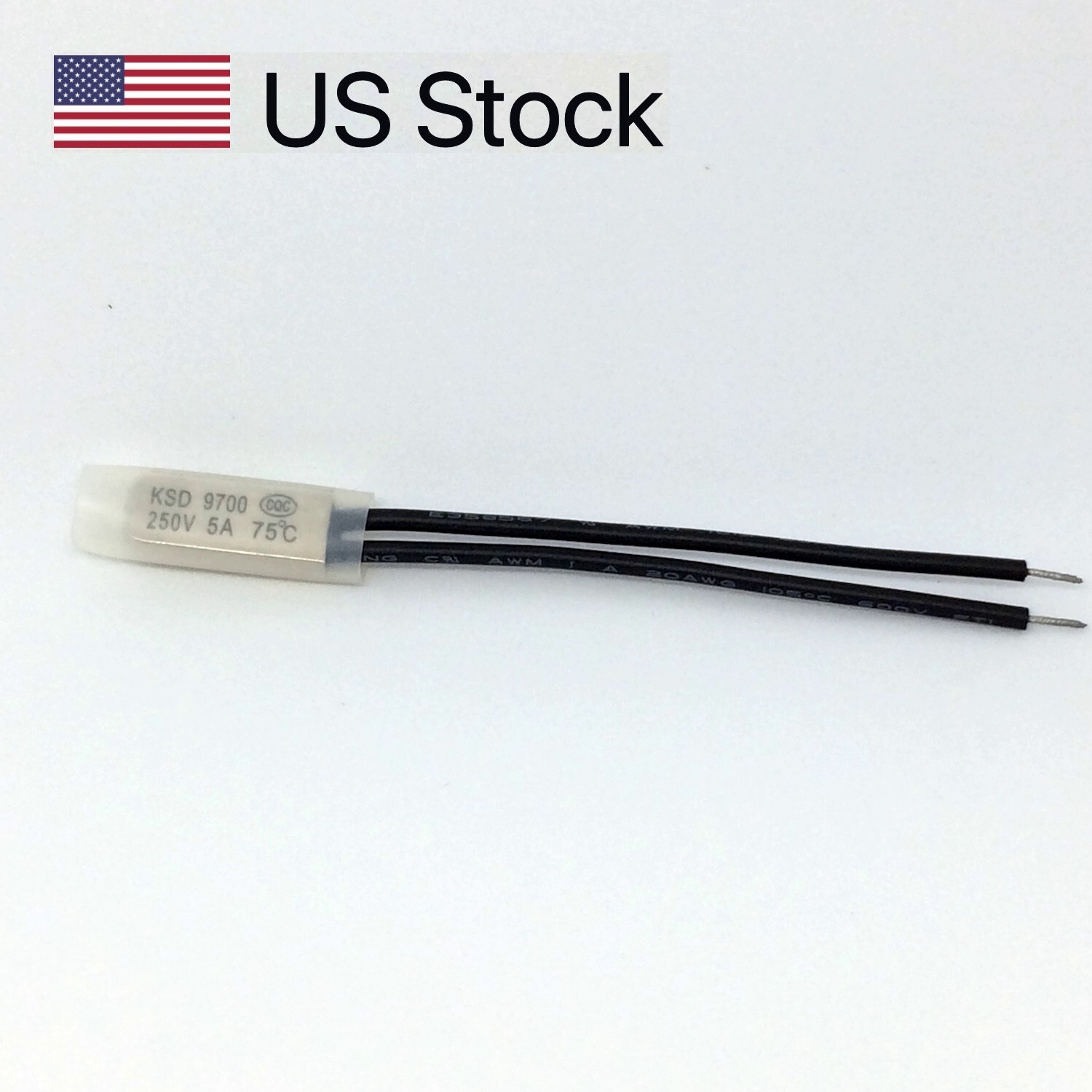 KSD9700 Temperature Switch Thermostat Thermal Protector NC, NO, 5A 250V US Stock