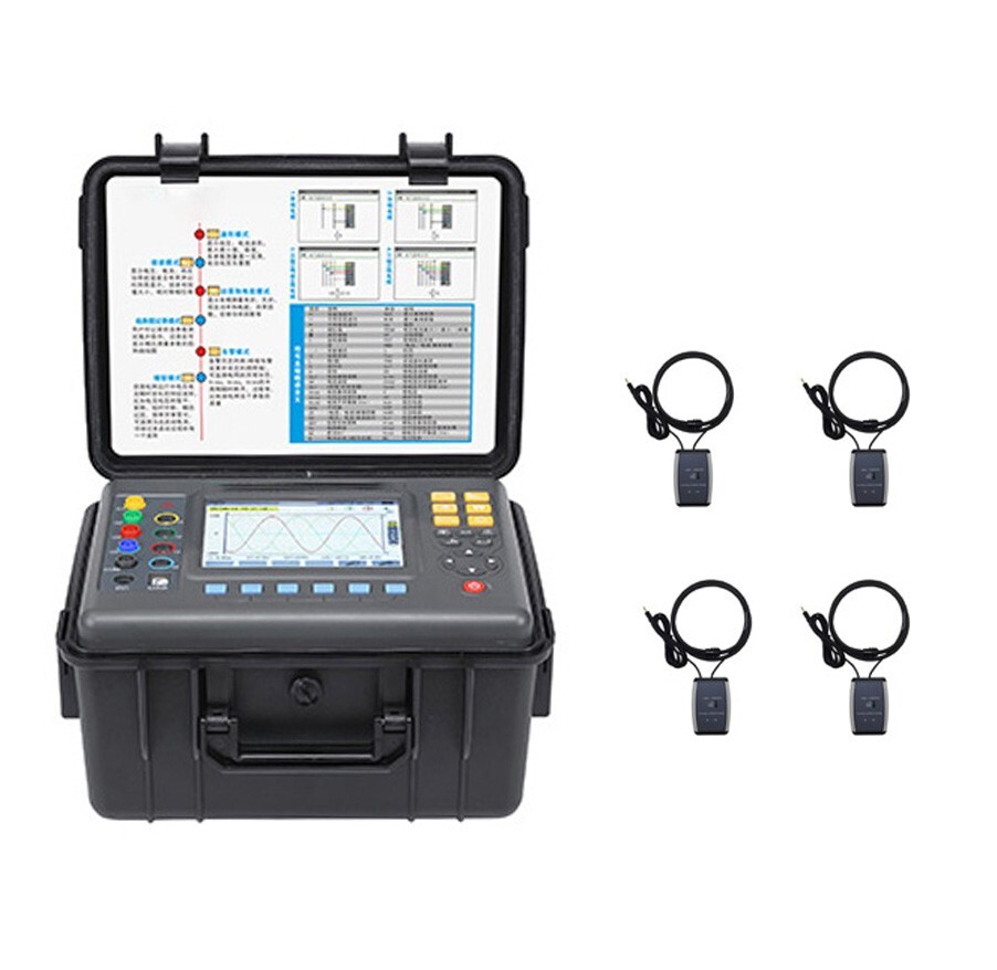 3 Phase Energy Quality Meter Analyzer With Flexible Coil Current Sensor Ф300mm
