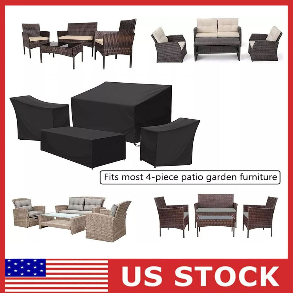 Patio Furniture Cover Waterproof Outdoor Sectional Sofa Set Covers Heavy Duty