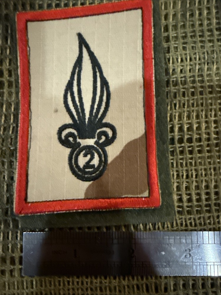 French Foreign Legion 2 REI Pocket Patch Commandos Afgan War Patch