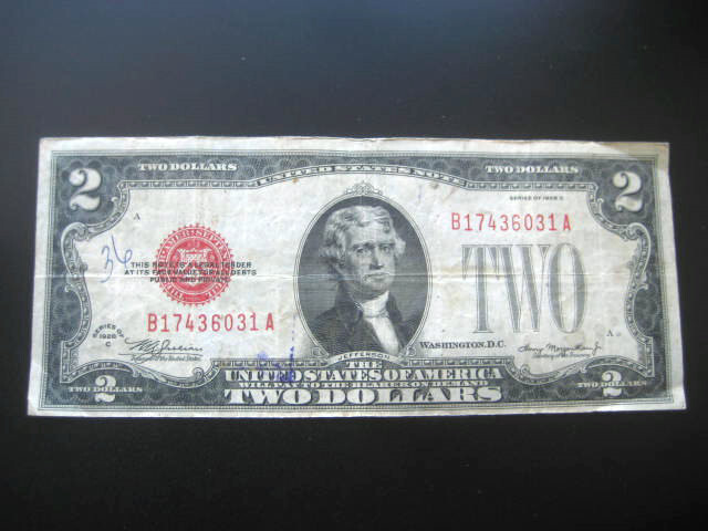 $2 1928 ((G)) UNITED STATES NOTE CHOICE VF NOTE