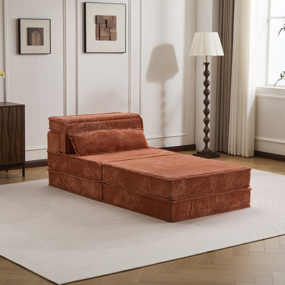 Compression Mahjong Sofa,Convertible Floor Sofa Bed,DIY Boneless Modular Sec