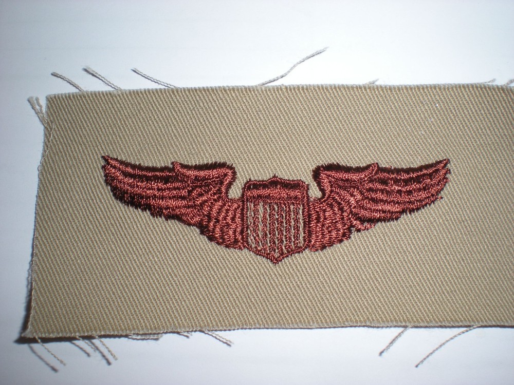 USAF BASIC PILOT EMBROIDERED WINGS - DESERT