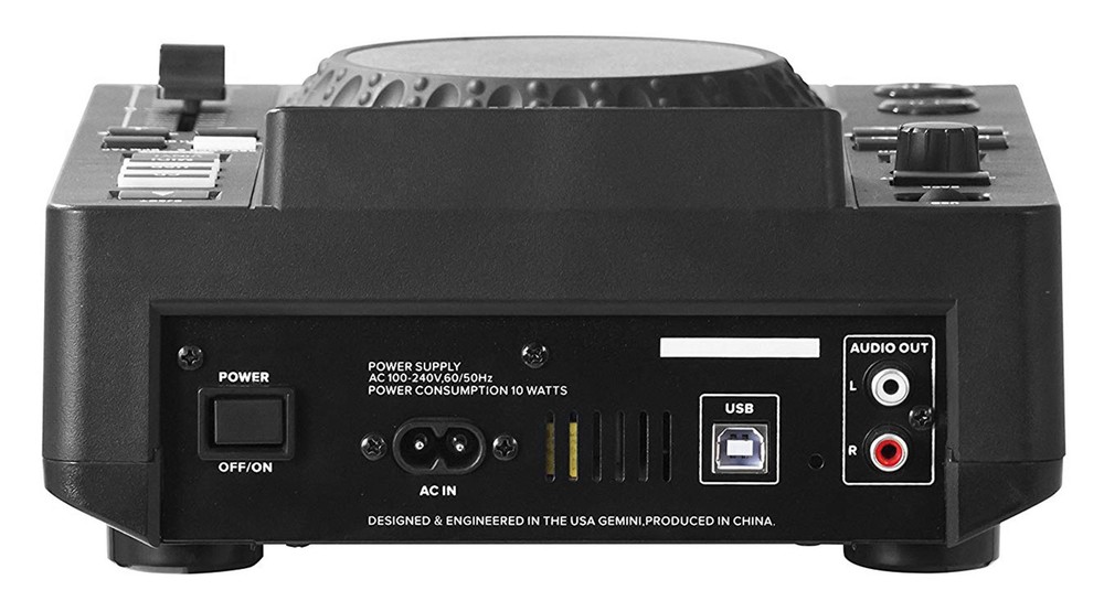 Gemini MDJ-600 Single Tabletop USB/CD Media Player DJ MIDI Controller+Backpack