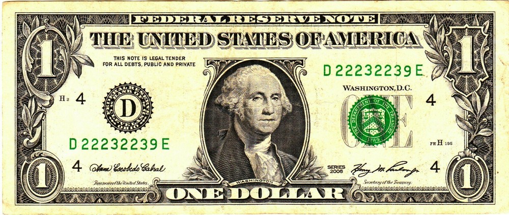 $1 2006 Fancy Serial D22232239E