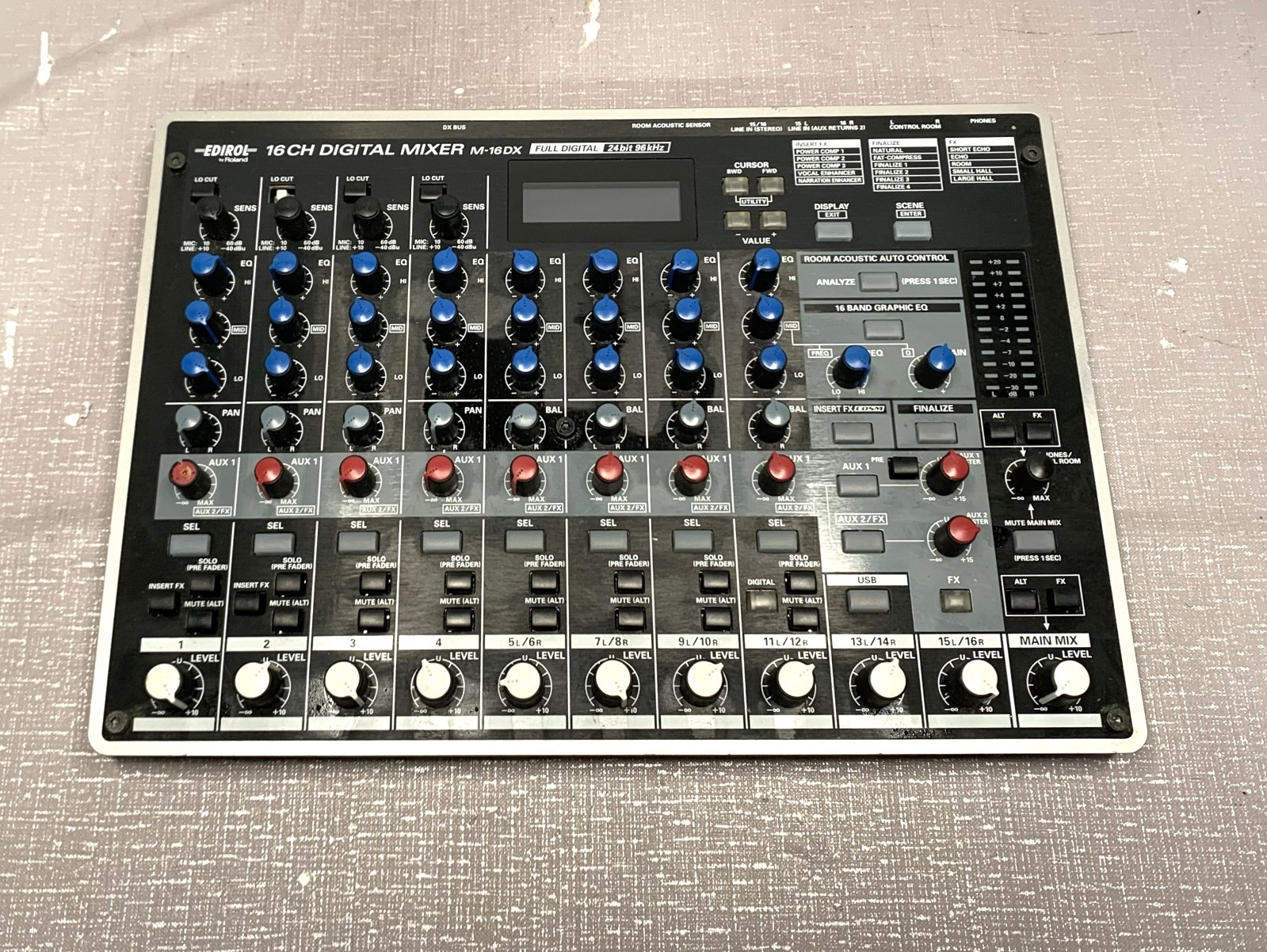 Edirol By Roland 16Ch Digital Mixer M-16DX 24bit 96kHz Untested