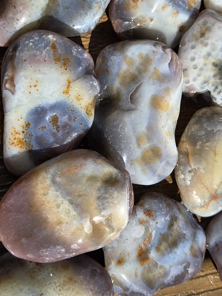 Botswana Agate Selects - UNDERNEATH - Rough, Natural, Not Polished A+ Grade