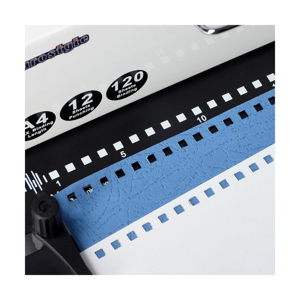 TD-1200 Binding Machine, 3:1 Pitch Wire Binder, Punching 12 Sheets/Binding 12...