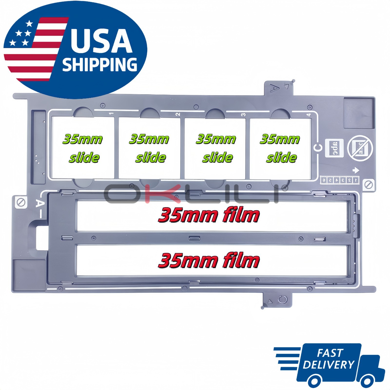 35mm & 120 Negative Slide Photo Film Holder for Epson Perfection V600 V550 V500