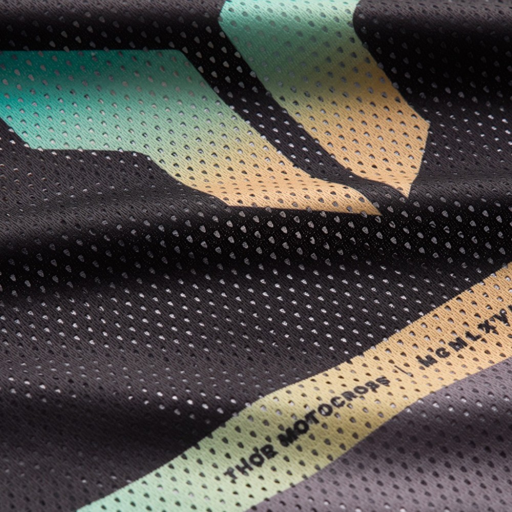 Thor Launchmode Vented Raptor Jersey - Black/Charcoal